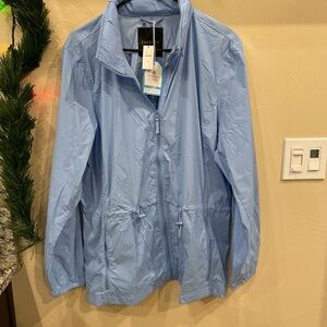 Talbots Light Blue Water-Resistant Jacket